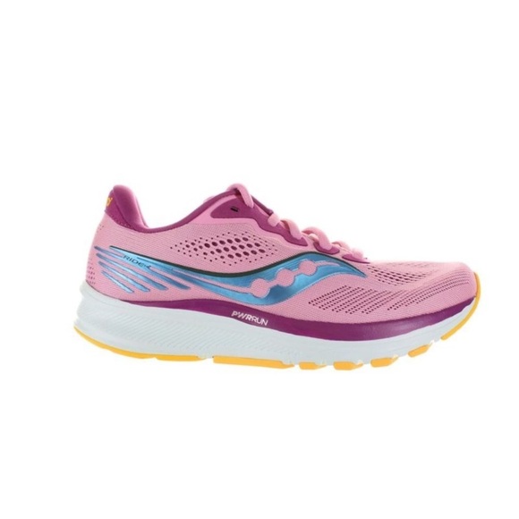 Saucony Womens Ride 14 Pink Running Shoes Size 6.5 Medium (B, M) - Picture 2 of 9